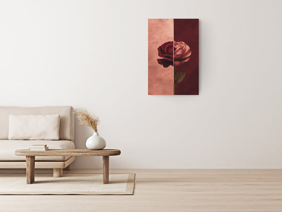 Old rose canvas - 36x24