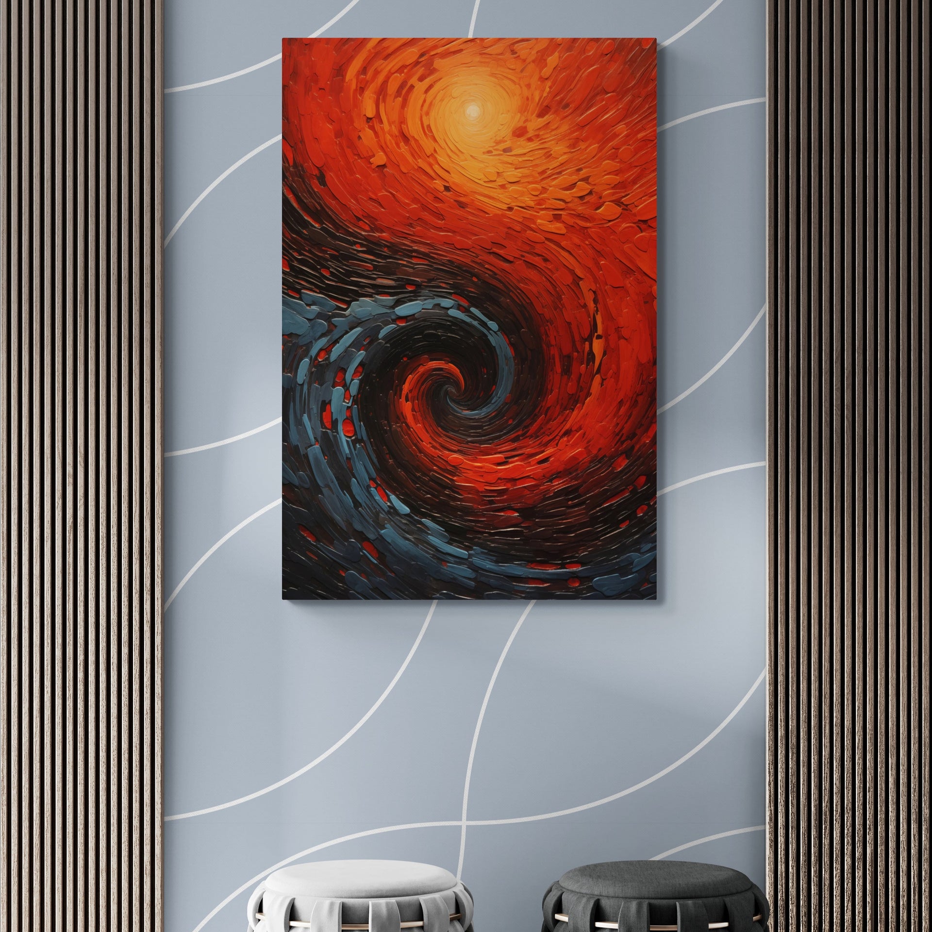 vortex canvas in office